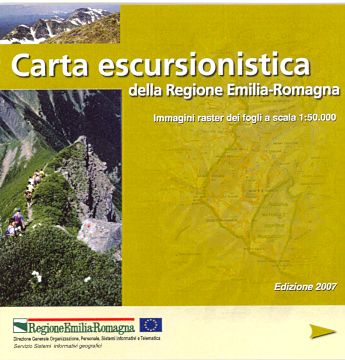 Carta escursionistica della Regione Emilia-Romagna 1:50.000 - immagini raster - Edizione 2007
