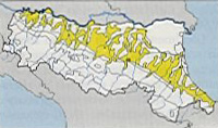 Distribuzione cartografica dell'unità cartografica 3