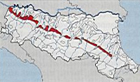 Distribuzione cartografica dell'unità cartografica 4